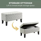 Poggiapiedi contenitore Designs4Comfort Winslow - Breighton Home