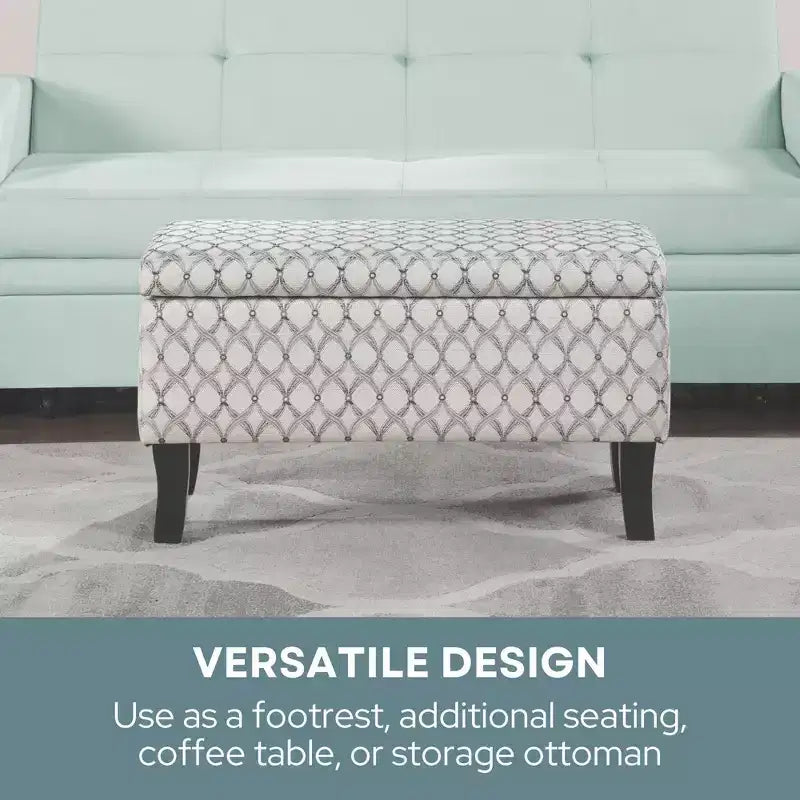 Poggiapiedi contenitore Designs4Comfort Winslow - Breighton Home