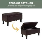 Poggiapiedi contenitore Designs4Comfort Winslow - Breighton Home