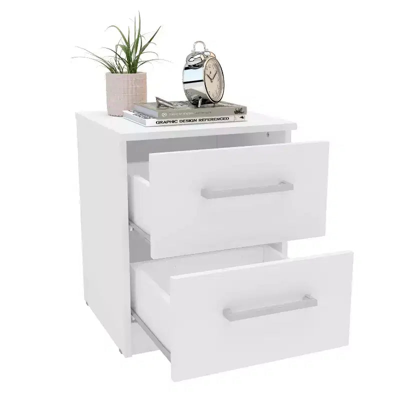 Comodino 2 cassetti Juliette - Polifurniture