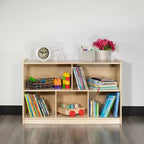 Flash Furniture Armadietto/Cubicolo in Legno per Scuola/Aula, per Uso Commerciale o Domestico - Design Sicuro e a Misura di Bambino (Naturale)