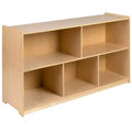 Emma and Oliver Wooden School Classroom Storage Cabinet/Cubby for Commercial or Home Use