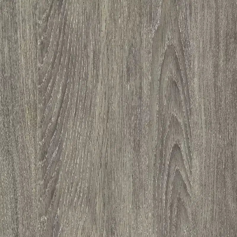 Comodino con 1 cassetto contenitore Max & Finn Nova con maniglia in pelle, rovere grigio