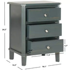 Joe comodino - AMH6629B - Teal scuro - Safavieh Couture