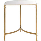 Nevin Accent Table - FOX2532A - Gold/Mirror - Safavieh Couture