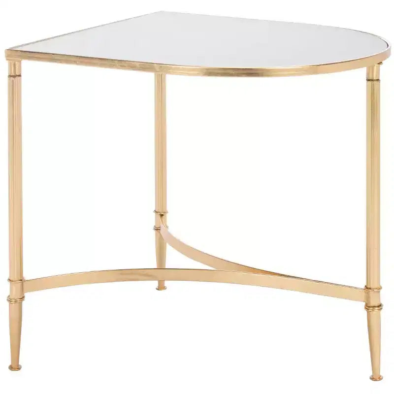 Tavolino d'Appoggio Nevin - FOX2532A - Oro/Specchio - Safavieh Couture
