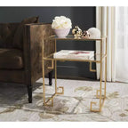 Tavolino d'Appoggio Berdine - FOX2560 - Oro/Specchio - Safavieh Couture