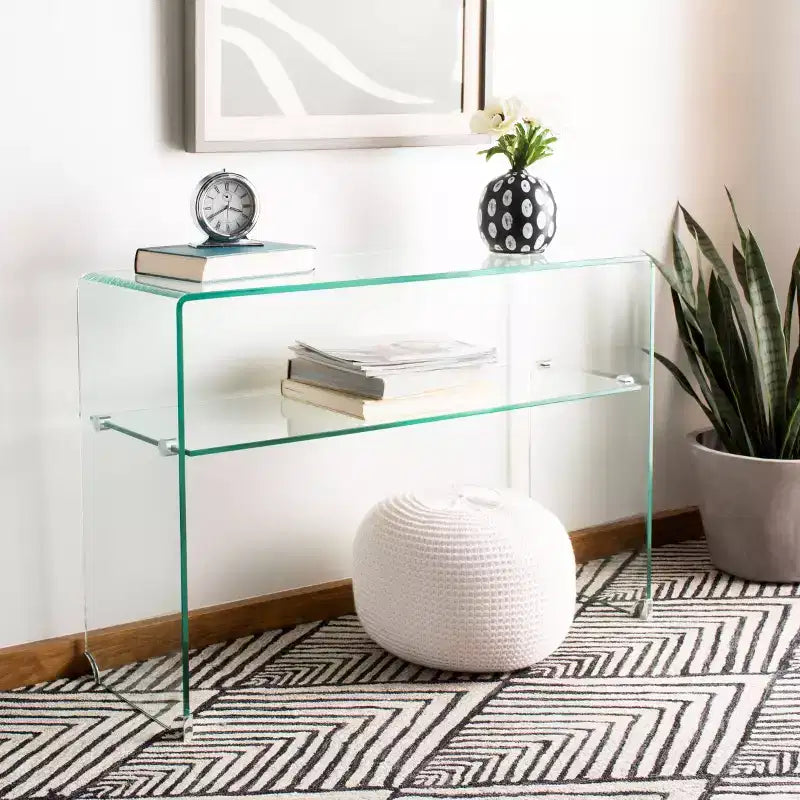 Consolle Hollis Glass - FOX6013A - Trasparente - Safavieh Couture