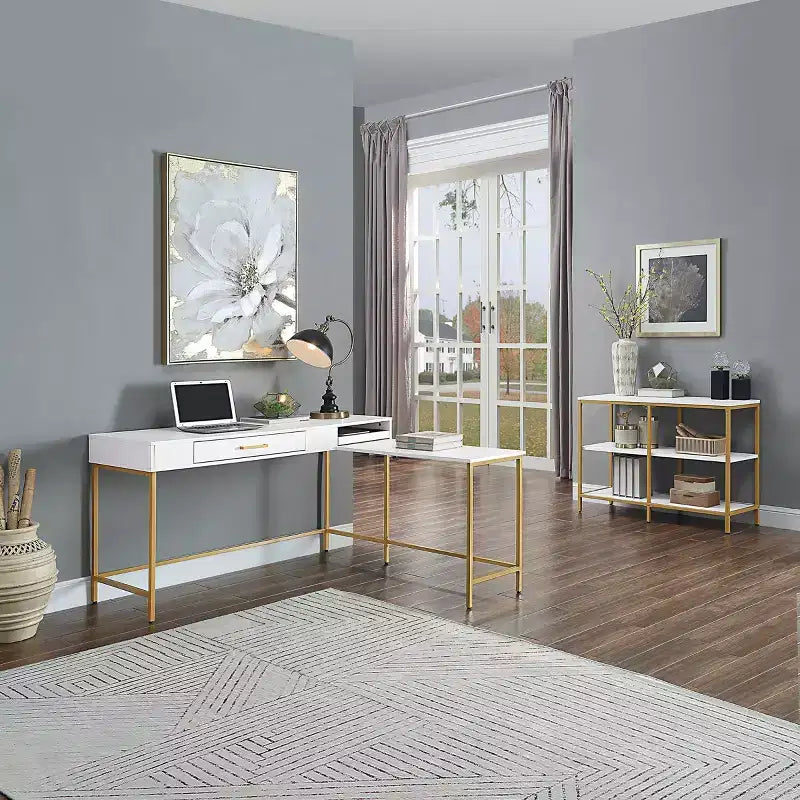 Scrivania a L Modern Life - OSP Home Furnishings