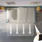 Costway Letto a Giorno con Rete Estraibile, Struttura in Legno e Doghe per Materasso, Grigio/Espresso/Bianco
