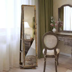 Costway Armadietto Portagioie Girevole a 360 Gradi 2-in-1, Organizzatore a Specchio con Serratura, Bianco/Nero/Marrone Scuro/Grigio/Blu/Rosa/Viola/Grigio Scuro