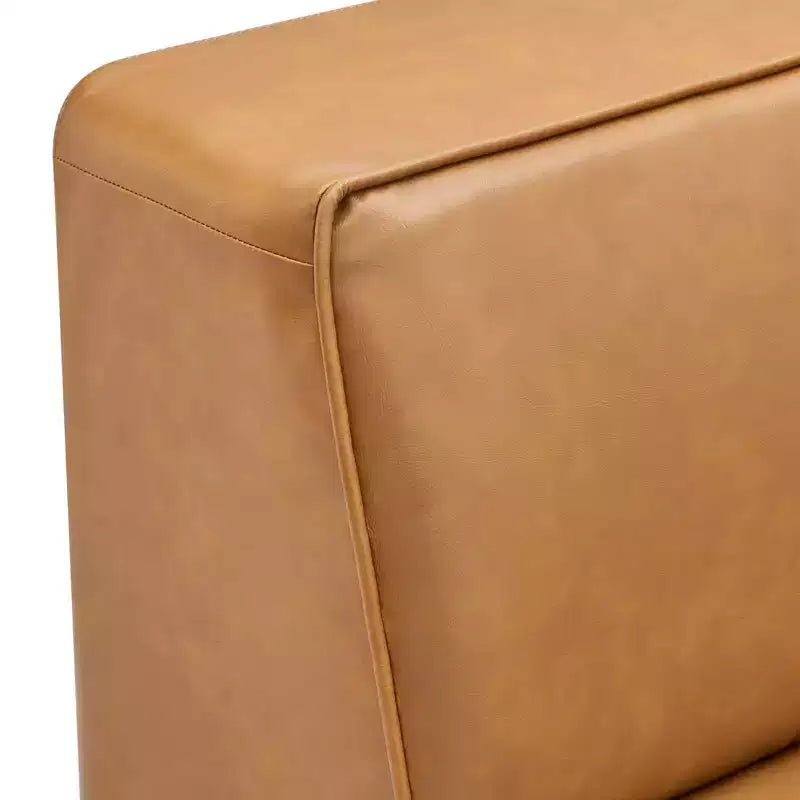 Sedia ad Angolo in Pelle Vegana Mingle - Modway