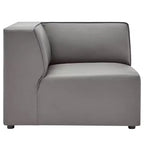 Sedia ad Angolo in Pelle Vegana Mingle - Modway