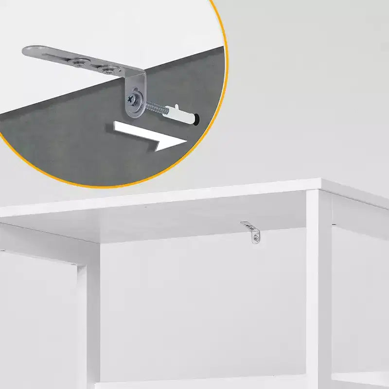 Costway Mobiletto da Bagno con Cassetto, Mensola e Sportello, Armadietto a Terra