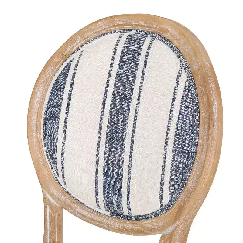 Set di 2 sedie da pranzo in tessuto Phinnaeus stile Country francese - Christopher Knight Home