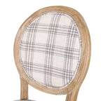 Set di 2 sedie da pranzo in tessuto Phinnaeus stile Country francese - Christopher Knight Home