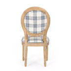 Set di 2 sedie da pranzo in tessuto Phinnaeus stile Country francese - Christopher Knight Home