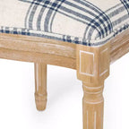 Set di 2 sedie da pranzo in tessuto Phinnaeus stile Country francese - Christopher Knight Home
