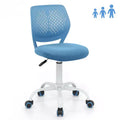 Costway Kids Desk Chair Ergonomic Swivel Children Mesh Study Height Adjustable Rose/Blue/Turquoise/Purple/Gray/Light Green
