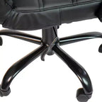 Sedia da ufficio contemporanea Merrick Lane Mid-Back con braccioli imbottiti