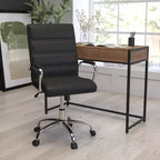 Sedia da ufficio contemporanea Merrick Lane Mid-Back con braccioli imbottiti