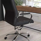 Sedia da ufficio contemporanea Merrick Lane Mid-Back con braccioli imbottiti