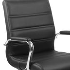 Sedia da ufficio contemporanea Merrick Lane Mid-Back con braccioli imbottiti