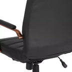 Sedia da ufficio contemporanea Merrick Lane Mid-Back con braccioli imbottiti
