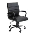 Sedia da ufficio contemporanea Merrick Lane Mid-Back con braccioli imbottiti