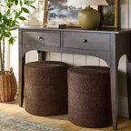 Pouf rotondo Catalina - Threshold designed with Studio McGee