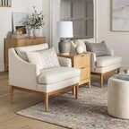 Pouf rotondo Catalina - Threshold designed with Studio McGee