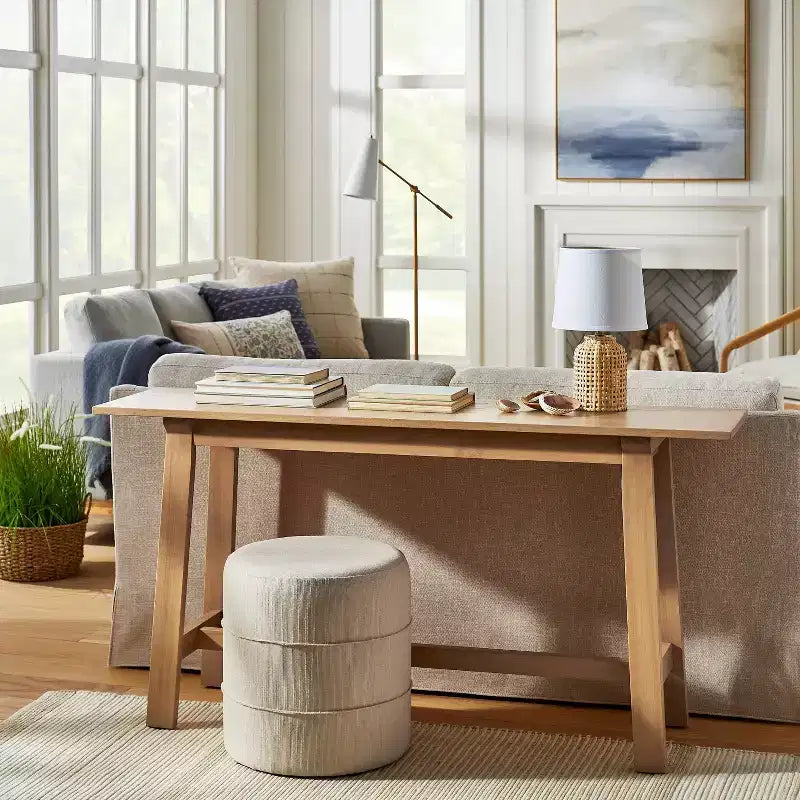 Pouf rotondo Catalina - Threshold designed with Studio McGee