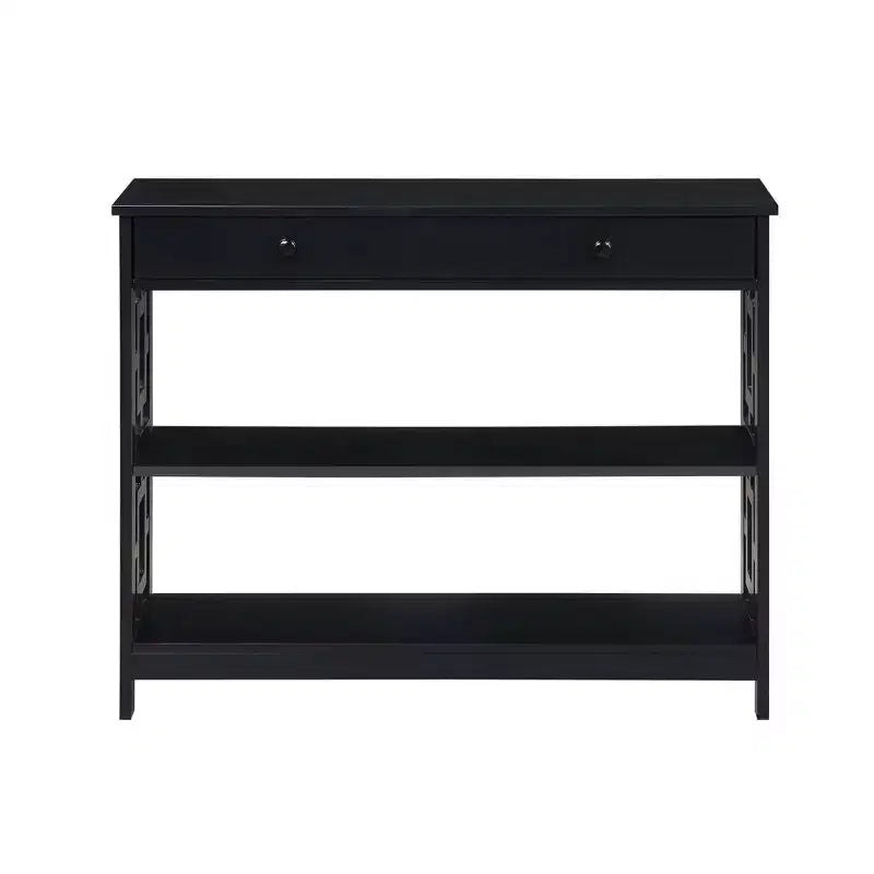 Tavolino consolle a 1 cassetto con ripiani Town Square - Breighton Home