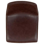 Sgabelli Merrick Lane da 30 pollici, con sedile a secchiello in finta pelle, altezza bancone, set da 2
