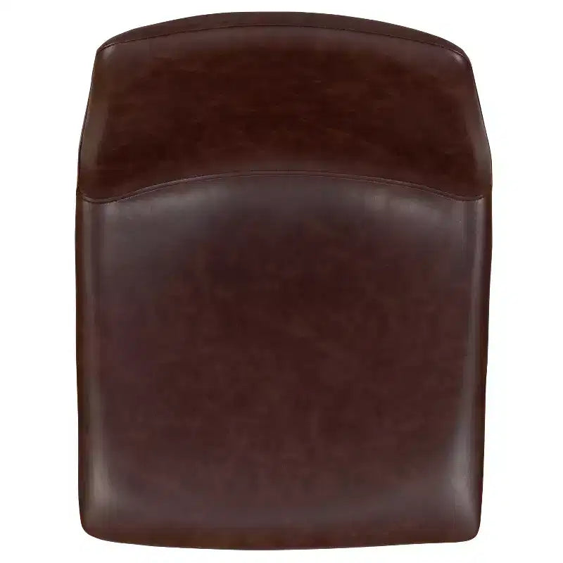 Sgabelli Merrick Lane da 30 pollici, con sedile a secchiello in finta pelle, altezza bancone, set da 2