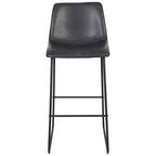 Sgabelli Merrick Lane da 30 pollici, con sedile a secchiello in finta pelle, altezza bancone, set da 2