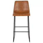 Sgabelli Merrick Lane da 30 pollici, con sedile a secchiello in finta pelle, altezza bancone, set da 2