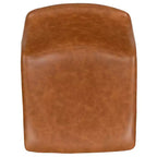Sgabelli Merrick Lane da 30 pollici, con sedile a secchiello in finta pelle, altezza bancone, set da 2