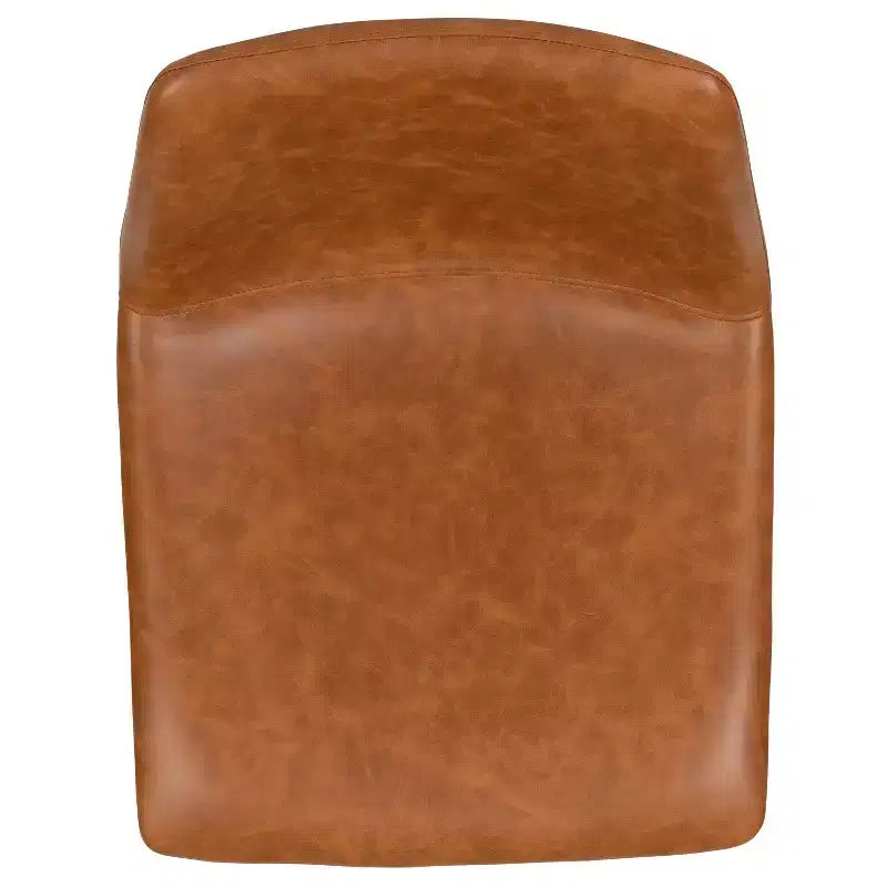 Sgabelli Merrick Lane da 30 pollici, con sedile a secchiello in finta pelle, altezza bancone, set da 2