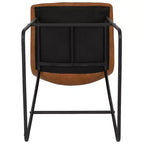 Sgabelli Merrick Lane da 30 pollici, con sedile a secchiello in finta pelle, altezza bancone, set da 2