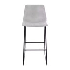Sgabelli Merrick Lane da 30 pollici, con sedile a secchiello in finta pelle, altezza bancone, set da 2