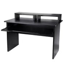 Monoprice Studio Workstation with Dual 3U Rack Bays and 66-key Keyboard Controller Tray, For Modern Home Studio - Stage Right Series