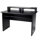 Postazione di Lavoro Monoprice Studio con Doppio Alloggiamento Rack 3U e Vassoio per Controller Tastiera a 66 tasti, Per Moderno Home Studio - Serie Stage Right