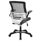 Sedia da Ufficio Modway Edge con Schienale in Rete e Seduta in Similpelle
