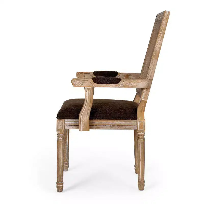 Set di 2 sedie da pranzo imbottite Maria French Country in legno e canna - Christopher Knight Home