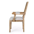 Set di 2 sedie da pranzo imbottite Maria French Country in legno e canna - Christopher Knight Home