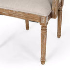 Set di 2 sedie da pranzo imbottite Maria French Country in legno e canna - Christopher Knight Home