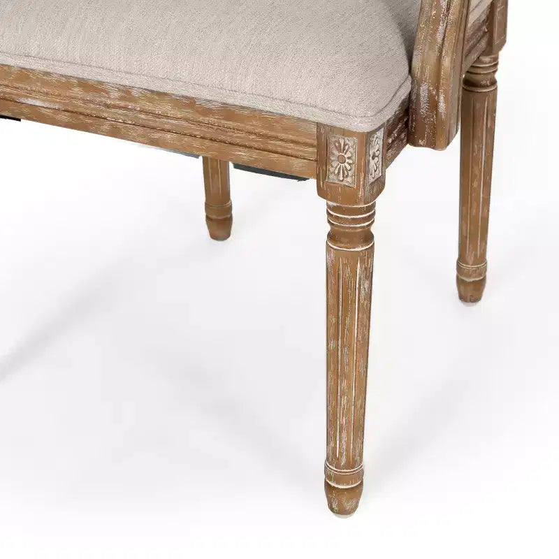 Set di 2 sedie da pranzo imbottite Maria French Country in legno e canna - Christopher Knight Home