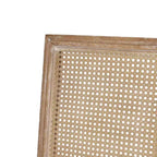 Lot de 2 chaises de salle à manger tapissées en bois et cannage style campagne française Regina - Christopher Knight Home