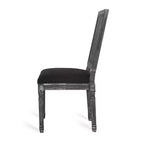 Lot de 2 chaises de salle à manger tapissées en bois et cannage style campagne française Regina - Christopher Knight Home